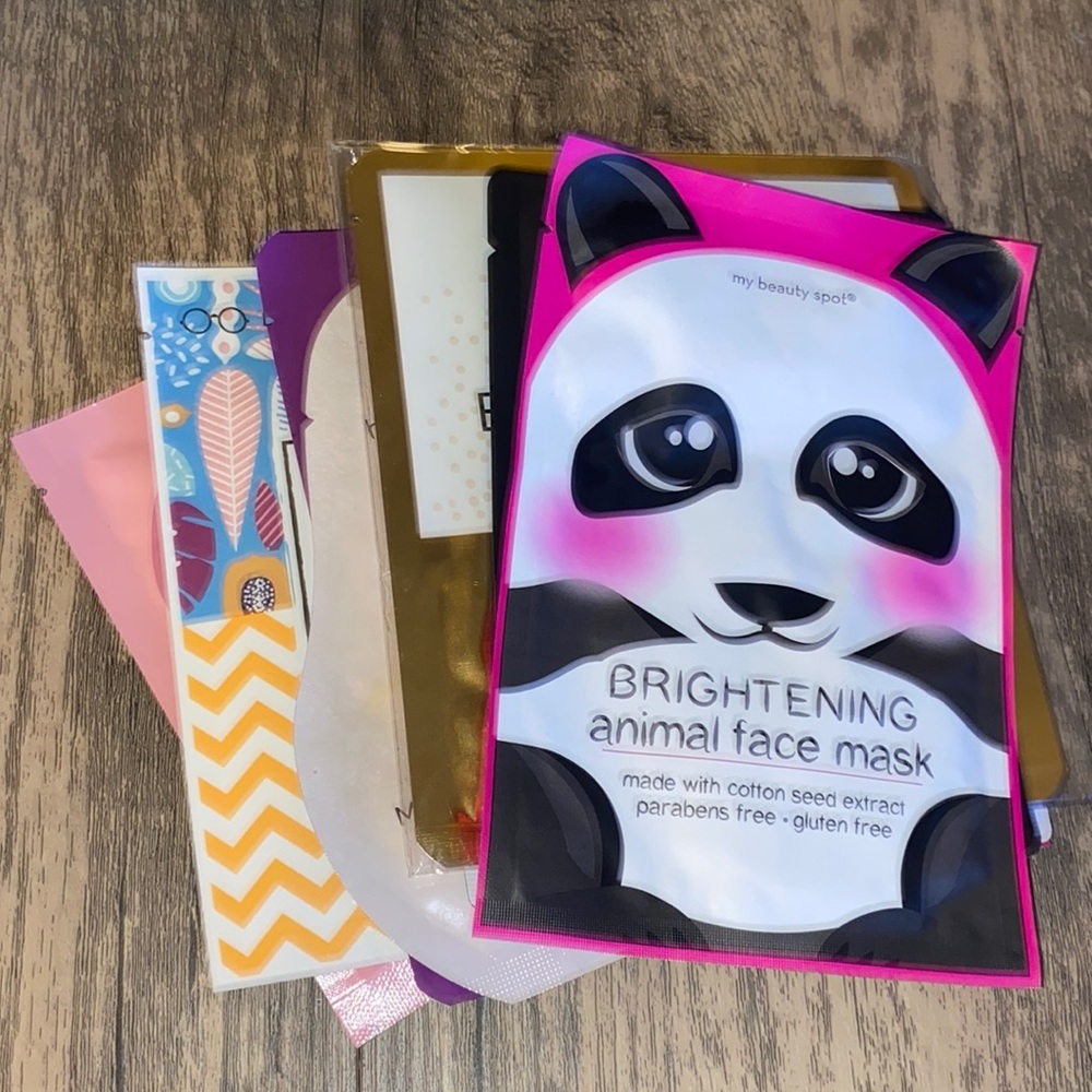 Lot of 10 Skincare Sheet Masks